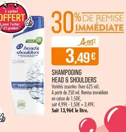 Match HEAD & SHOULDERS Shampooing Classic offre