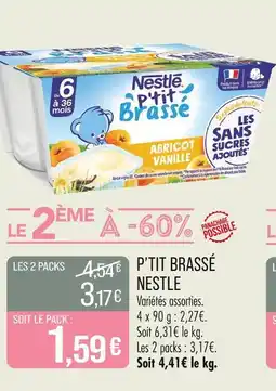 Match Nestlé P'tit Brassé offre