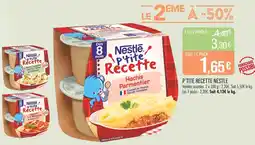 Match NESTLÉ P'tite recette offre