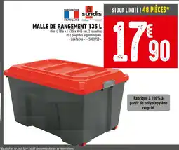 Batkor SUNDIS Malle de rangement 135 L offre