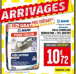 Batkor MAPEI Colle carrelage rénovation + 10% gratuit offre