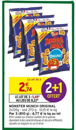 Intermarché Vico Monster Munch Original offre