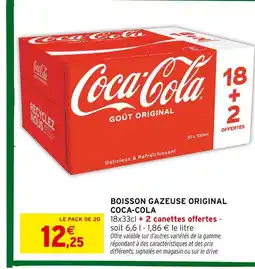 Intermarché Coca-Cola Boisson gazeuse original offre