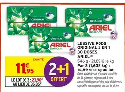 Intermarché ARIEL 3in1 Pods Original offre