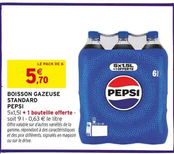 Intermarché PEPSI Boisson gazeuse standard offre