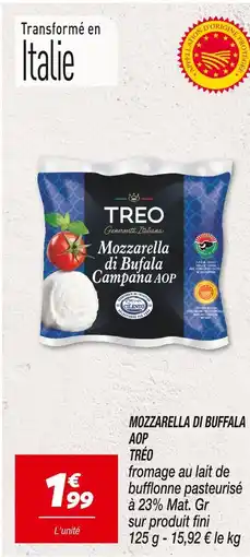 Netto TREO Mozzarella di Bufala AOP offre