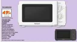 Netto Techwood FOUR MICRO ONDES 20 LITRES BLANC offre