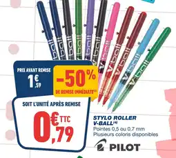 Bureau Vallée PILOT Stylo roller v-ball offre