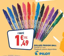 Bureau Vallée PILOT ROLLER FRIXION BALL offre
