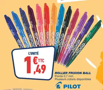Bureau Vallée PILOT ROLLER FRIXION BALL offre