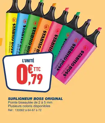 Bureau Vallée STABILO Surligneur Boss Original offre