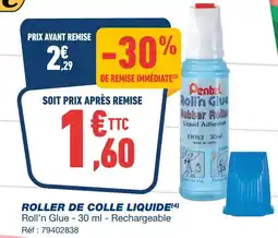 Bureau Vallée PENTEL Roller de colle liquide offre