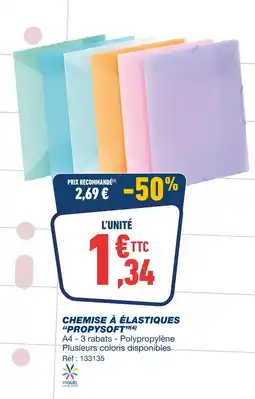 Bureau Vallée PROPYSOFT Chemise à élastiques Propysoft offre