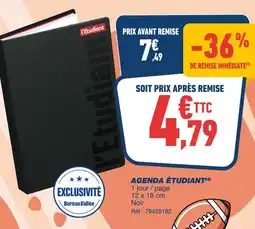 Bureau Vallée L''ÉTUDIANT Agenda étudiant offre