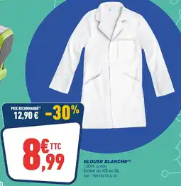 Bureau Vallée Blouse blanche offre