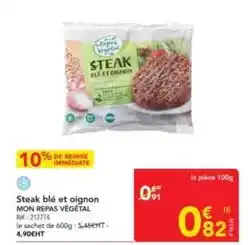 METRO Mon - steak blé et oignon offre