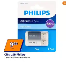 Action Philips - clés usb offre