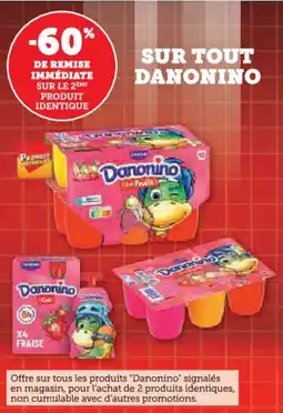 Super U Sur tout danonino offre