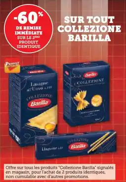 Super U Sur tout collezione barilla offre