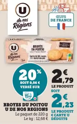 Super U Broyes du poitou u de nos regions offre