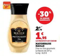 Super U Mayonnaise maille offre