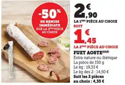 Super U Fuet aoste offre