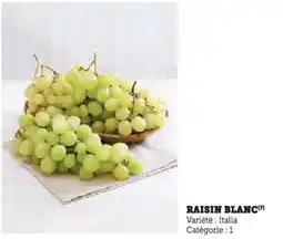 Super U Raisin blanc offre