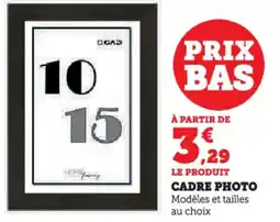Super U Cadre photo offre
