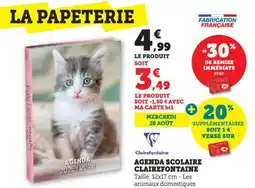 Bi1 Agenda scolaire clairefontaine offre