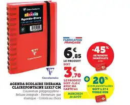 Bi1 CLAIREFONTAINE Agenda scolaire iderama offre