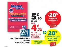 Bi1 OXFORD 10 couvre-livres magic cover offre