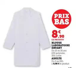 Bi1 Blouse laboratoire enfant offre