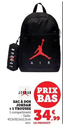 Bi1 Sac à dos jordan +1 trousse offre