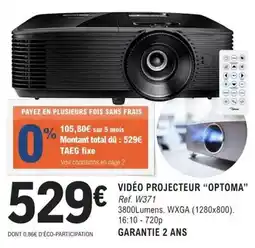 E.Leclerc Total - video projecteur optoma offre