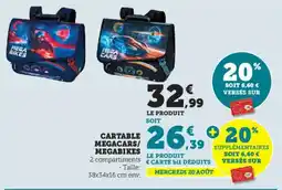 Bi1 Cartable megacars/ megabikes offre