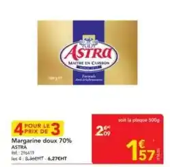 METRO ASTRA Margarine doux 70% offre