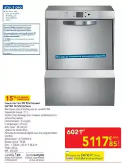METRO Metro - lave-verres 50 mousseur offre