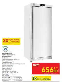 METRO Metro - armoire 400 l offre