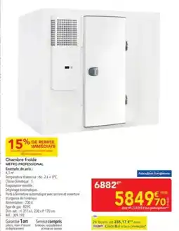 METRO Metro - chambra froide professional offre