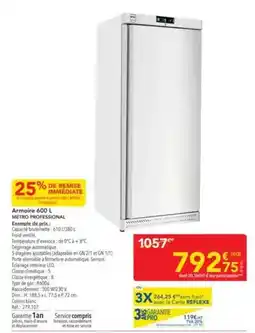 METRO Metro - armario 600 l radio offre
