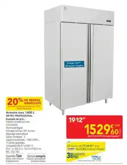 METRO Amis - armario inox 1400 l offre