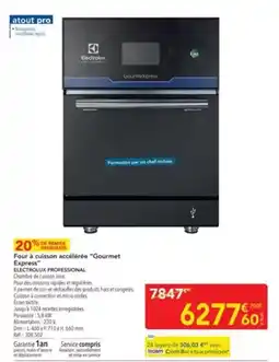 METRO Electrolux - four a cusson aceltaire gourmet express offre
