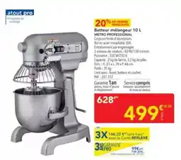 METRO Metro - batiteur mélangeur 10 l offre