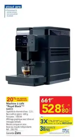 METRO Royal - machine a cafe offre