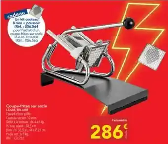 METRO Dim - coupe-frites sur socie offre