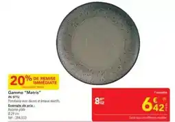 METRO In situ - gamme marris in stiu offre