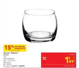 METRO Dim - verrine sphere offre