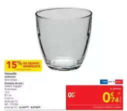 METRO Duralex - vaisselle offre