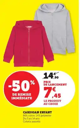Bi1 Cardigan enfant offre