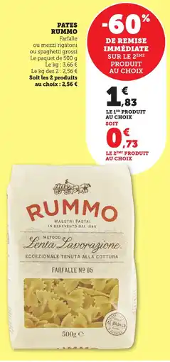 Maximarché RUMMO Pates offre